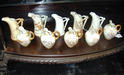 Lot 668 - Group of Five Royal Worcester Gilt-Decorated...