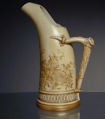 Lot 693 - Group of Three Royal Worcester Gilt-Decorated...