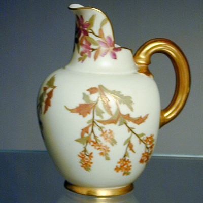 Lot 698 - Group of Four Royal Worcester Gilt-Decorated...