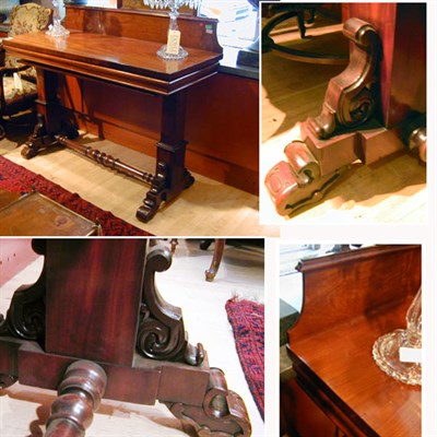 Lot 284 - Victorian Mahogany Metamorphic Console...