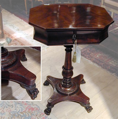 Lot 274 - William IV Mahogany Work Table
