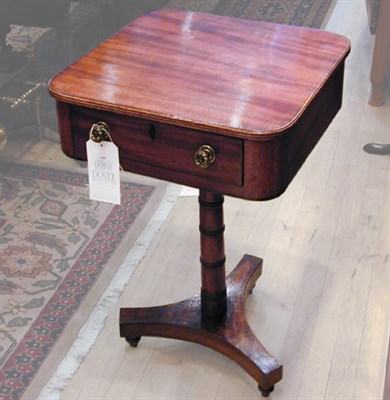 Lot 263 - Regency Style Mahogany Side Table