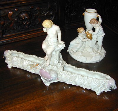 Lot 702 - Royal Worcester Porcelain Centerpiece...