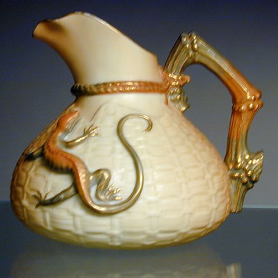 Lot 694 - Group of Three Royal Worcester Gilt-Decorated...