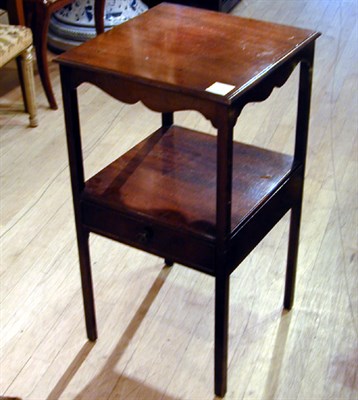 Lot 569 - Pair of Georgian Style Walnut Two-Tier Side...