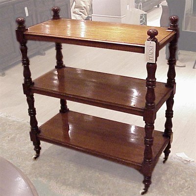 Lot 623 - Georgian Style Mahogany Three-Tier Etagere