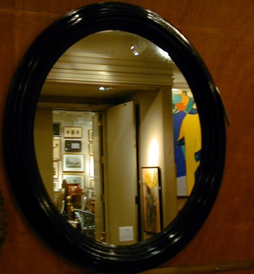 Lot 272 - Pair of Regency Style Ebonized Mirrors