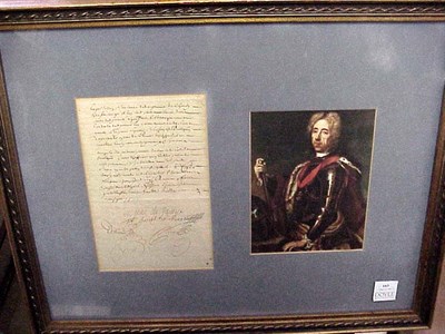 Lot 163 - [AUTOGRAPH] EUGENE, PRINCE OF SAVOY Document...