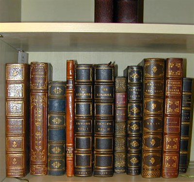 Lot 609 - [BINDING] Group of 11 vols. 8vo, in full, half...
