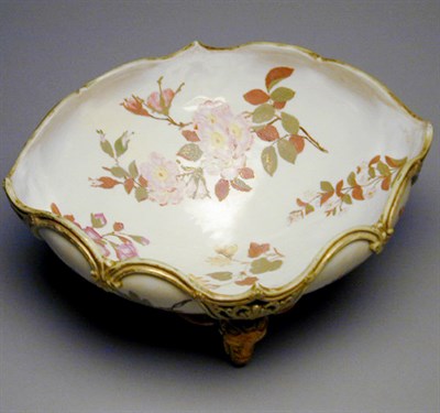 Lot 730 - Royal Worcester Gilt-Decorated Porcelain Bowl...