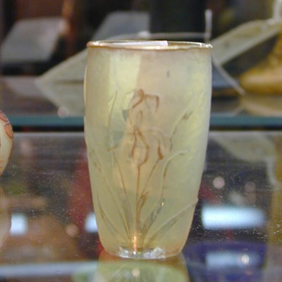Lot 177 - Daum Nancy Cameo Glass Liqueur In opalescent...