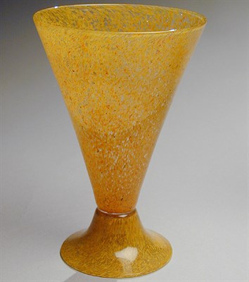 Lot 183 - Schneider Glass Vase Of flaring form, in...