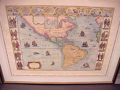 Lot 119 - After Willem Blaeu AMERICAE NOVA TABULA...