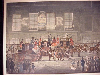 Lot 150 - English School ANGEL INN TAVERN AND HOTEL Hand-...