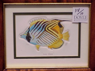 Lot 118 - Steve Strickland [FISH] Ten hand-colored...