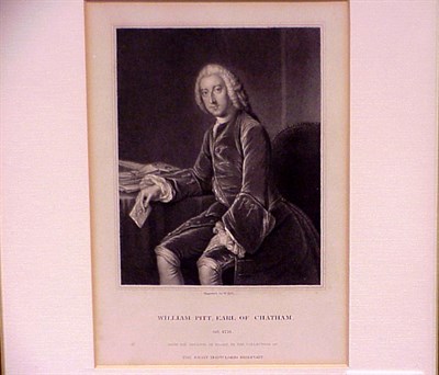 Lot 120 - P. Lightfoot WILLIAM PITT Engraving; Together...