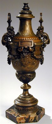 Lot 119 - Napoleon III Bronze Vase In the Renaissance...