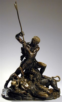 Lot 113 - Bronze Figural Group After a model by J.J....
