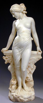 Lot 94 - Marble Sculpture of a Nymph The semi-draped...