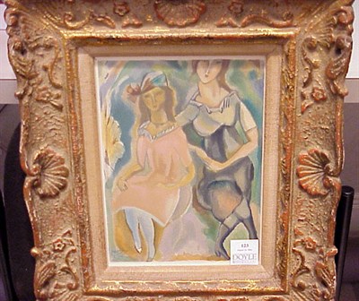 Lot 123 - After Jules Pascin [DEUX FEMMES] Color pochoir.