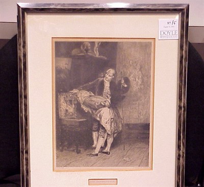 Lot 97 - After Giovanni Boldini THE CONNOISSEUR Etching;...