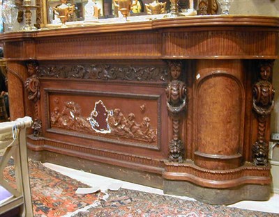 Lot 260 - Italian Renaissance Revival Walnut Bar