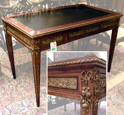 Lot 580 - Louis XVI Style Gilt-Bronze Mounted Bureau...