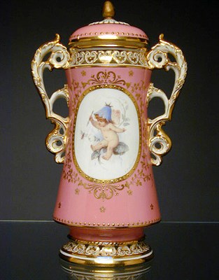 Lot 658 - Royal Worcester Gilt-Decorated Gilt-Bronze...