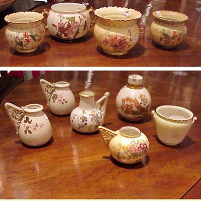 Lot 705 - Miscellaneous Group of Ten Royal Worcester...