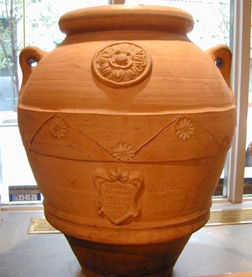 Lot 606 - Group of Three Terra Cotta Urns