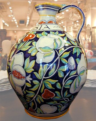 Lot 588 - Continental Faience Ewer