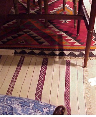 Lot 824 - Turkish Kilim and Turkoman Kilim Approximately...