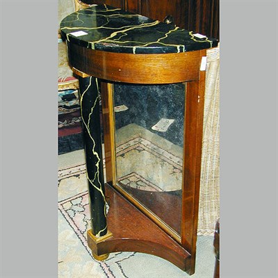Lot 715 - Empire Style Faux Marble Decorated Mahogany...