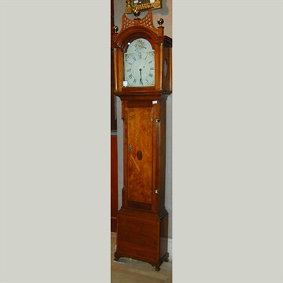 Lot 384 - Federal Inlaid Cherry Tall Case Clock New...