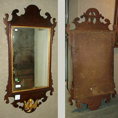 Lot 386 - Chippendale Mahogany Mirror
