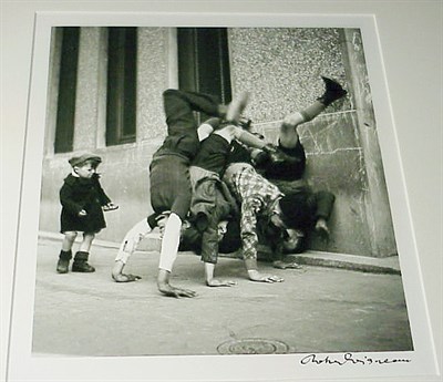 Lot 102D - Robert Doisneau Feet on Wall Silver print;...