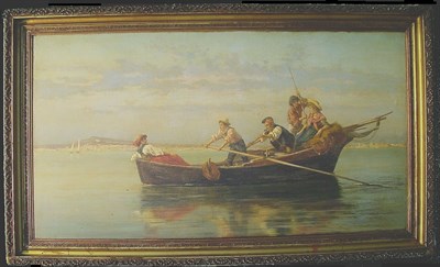 Lot 88 - Pietro Gabrini Italian, 1856-1926 OUTING ON...