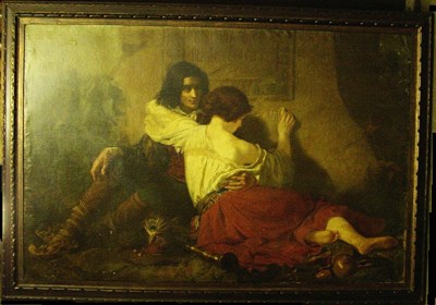 Lot 64 - European School 19th Century YOUNG LOVERS...