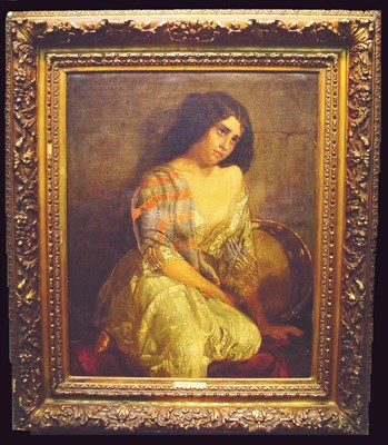 Lot 113 - Thomas Couture French, 1815-1879 TZIGANE...
