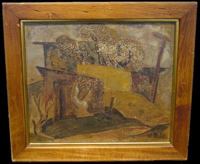Lot 21 - William Dole American, 1919-1983 SHANTY TOWN...
