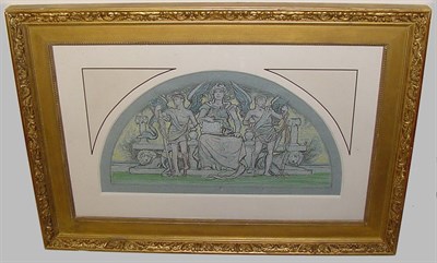 Lot 29 - Elihu Vedder 1836-1923 STUDY FOR 'GOVERNMENT'...