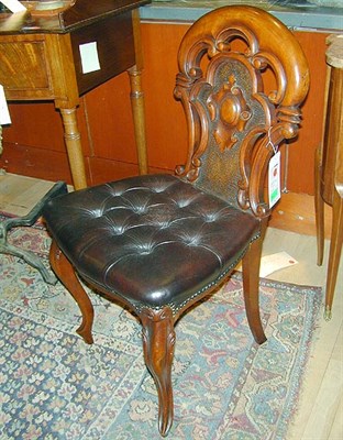 Lot 641 - Set of Six Victorian Rococo Leather...