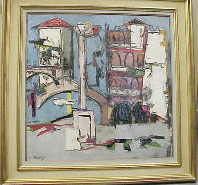 Lot 55 - Claude Venard French, 1913-1987 VIEW OF VENICE...