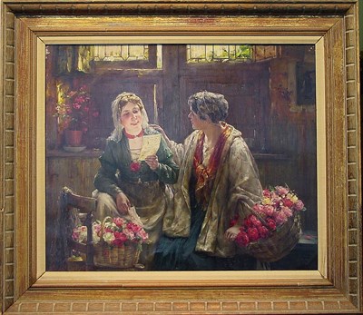 Lot 138 - Edward Antoon Portielje Belgian, 1861-1949 THE...