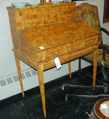 Lot 725 - Scandinavian Painted Writing Desk