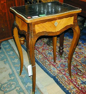 Lot 438 - Louis XVI Style Leather Top Gilt-Bronze...