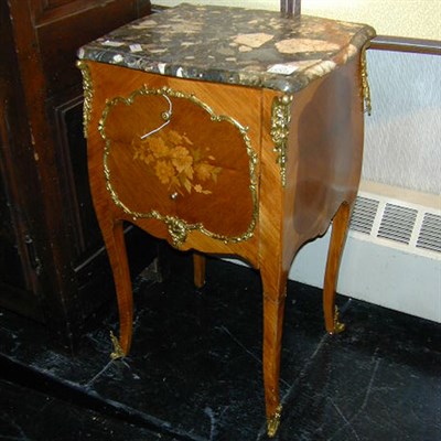 Lot 731 - Louis XVI Style Marble Top Gilt-Bronze Mounted...