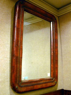 Lot 187 - Victorian Mahogany Mirror