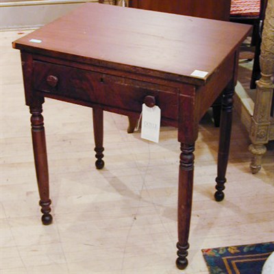 Lot 193 - American Empire Style Mahogany Side Table