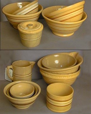 Lot 217 - Group of Yellow Glazed Earthenware Articles...
